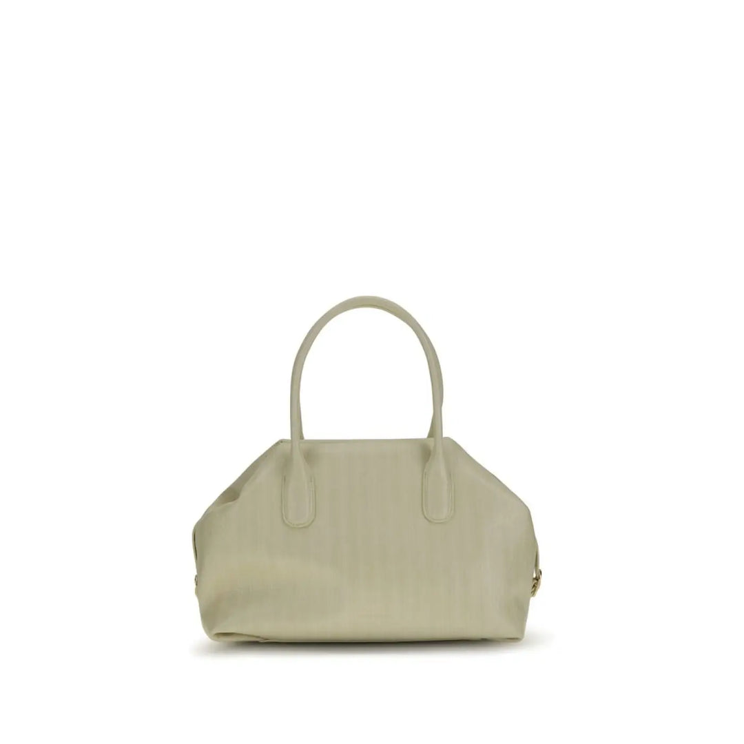 Themoirè Beige Polyethylene Shoulder Bag