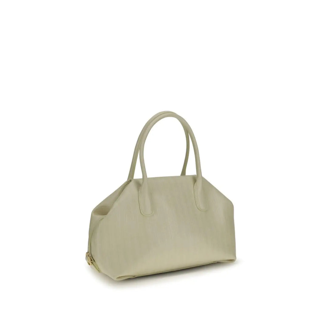 Themoirè Beige Polyethylene Shoulder Bag