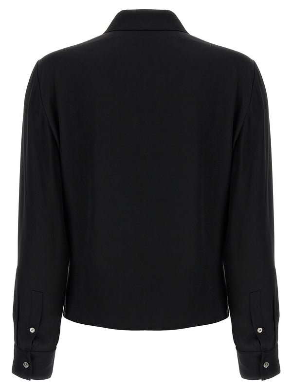 Theory - Black Silk Blouse