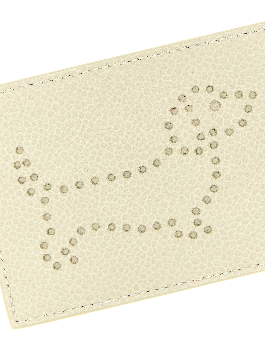 Thom Browne Beige Calfskin Cardholder
