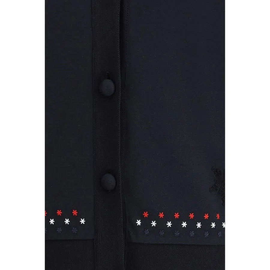 Thom Browne Black Cotton Cardigan