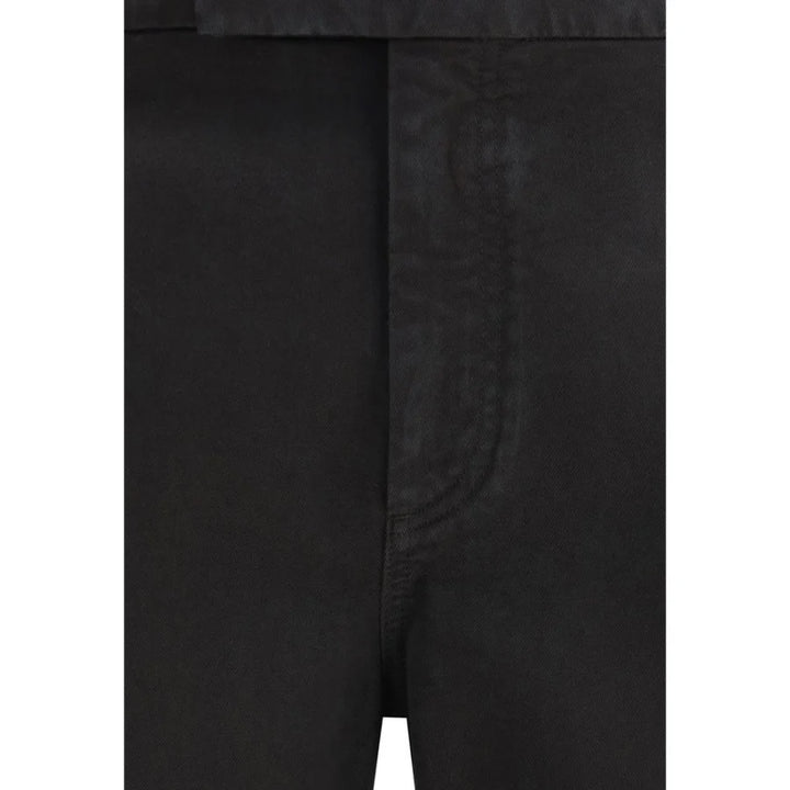 Thom Browne Black Cotton Dress Pants