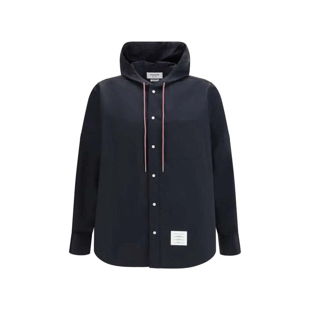 Thom Browne Black Polyamide Shell Jacket