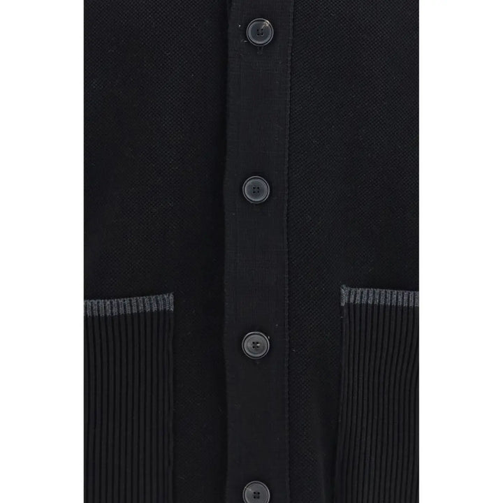 Thom Browne Black Wool Oves Aries Biker Jacket