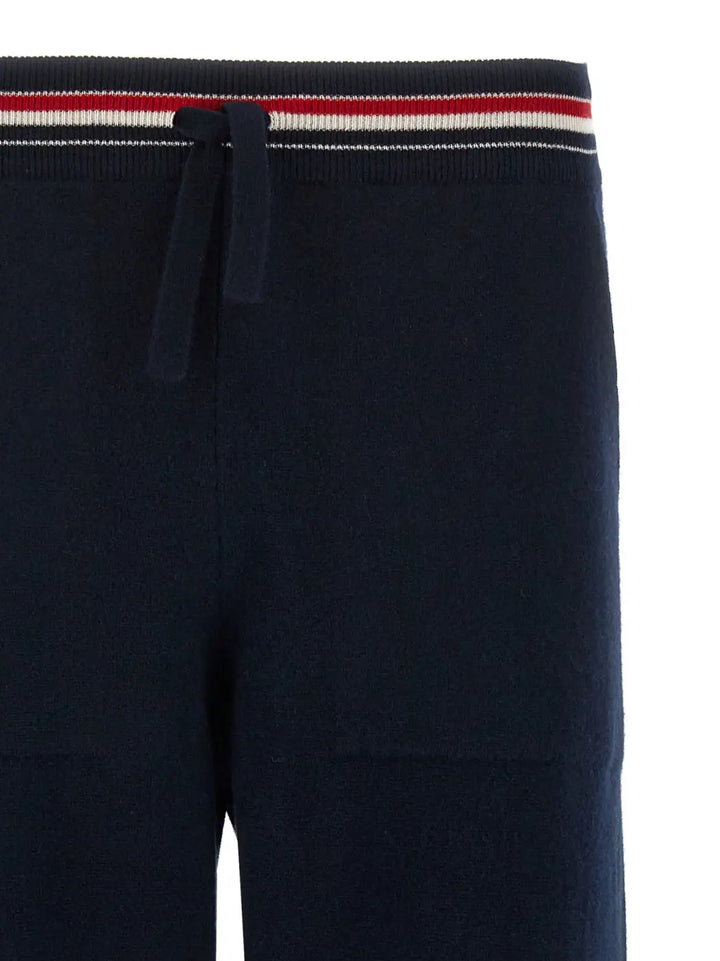 Thom Browne Blue Cashmere Joggers (workout Pants)