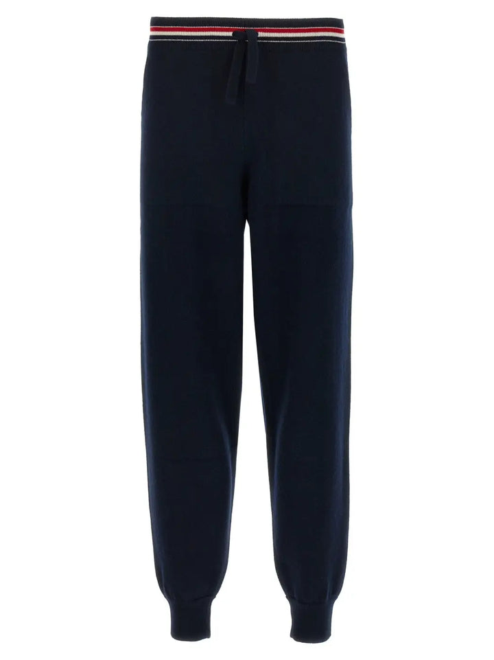 Thom Browne Blue Cashmere Joggers (workout Pants)