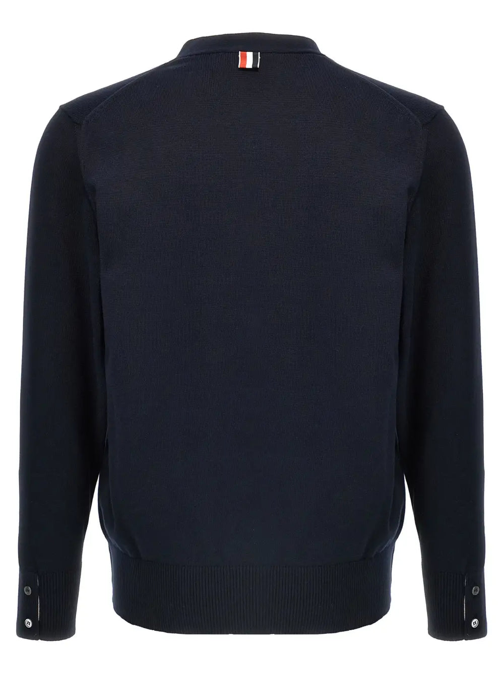 Thom Browne Blue Cotton Cardigan