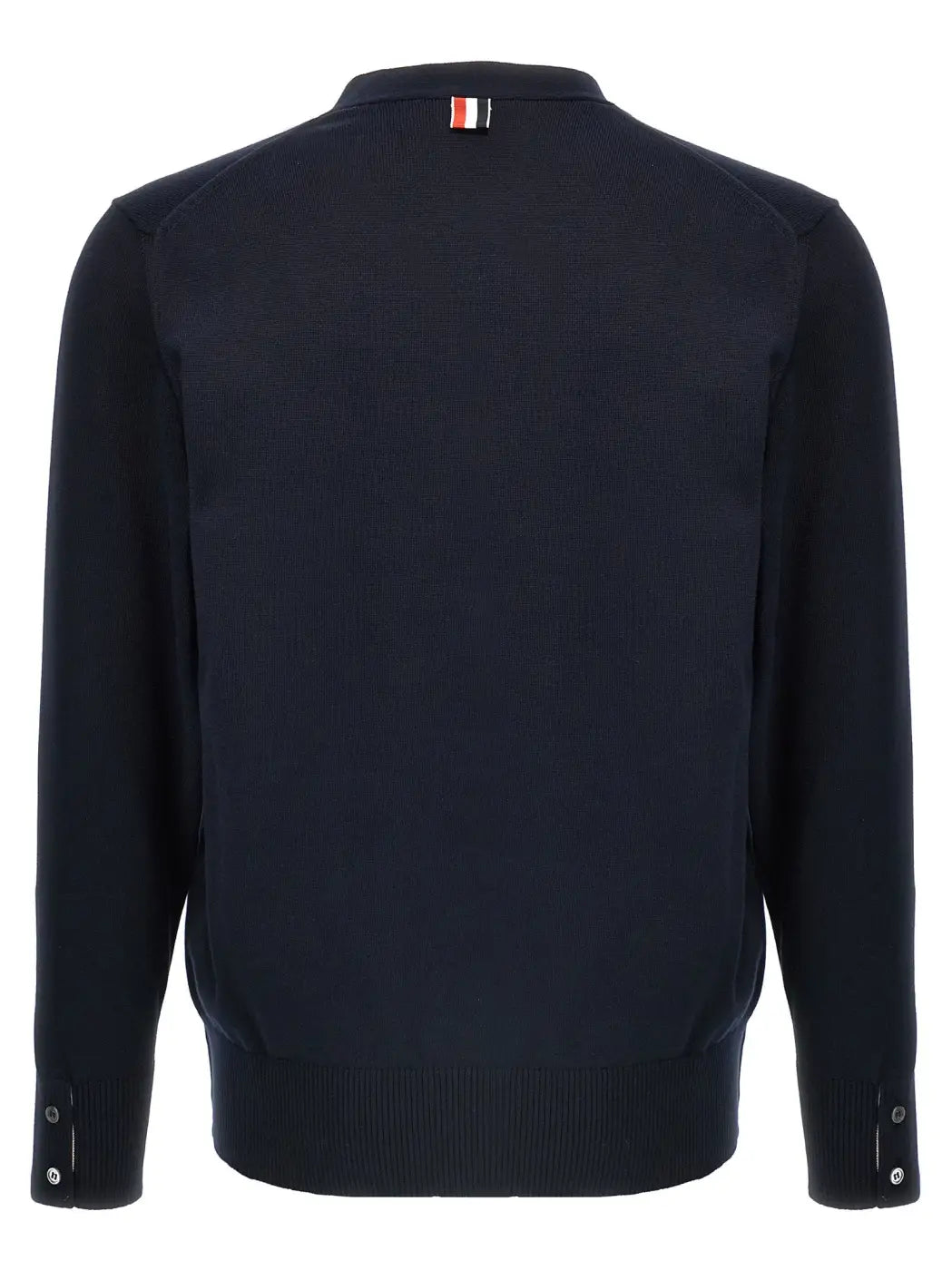 Thom Browne Blue Cotton Cardigan