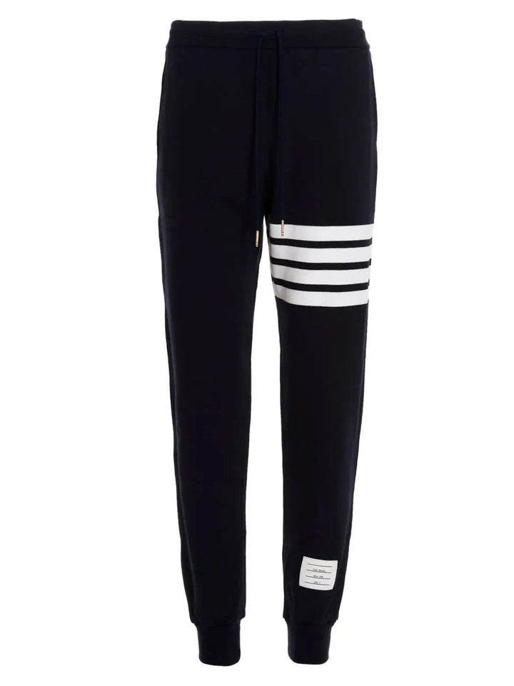 Thom Browne Blue Cotton Joggers (workout Pants)