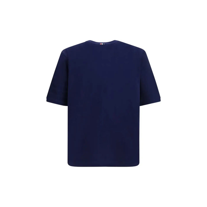 Thom Browne Blue Cotton T-shirt