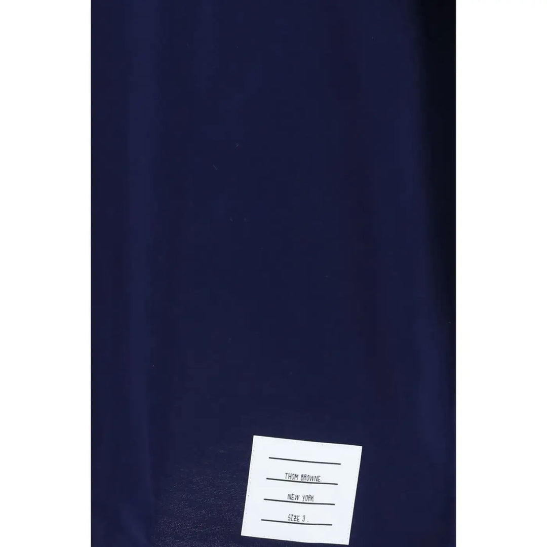 Thom Browne Blue Cotton T-shirt