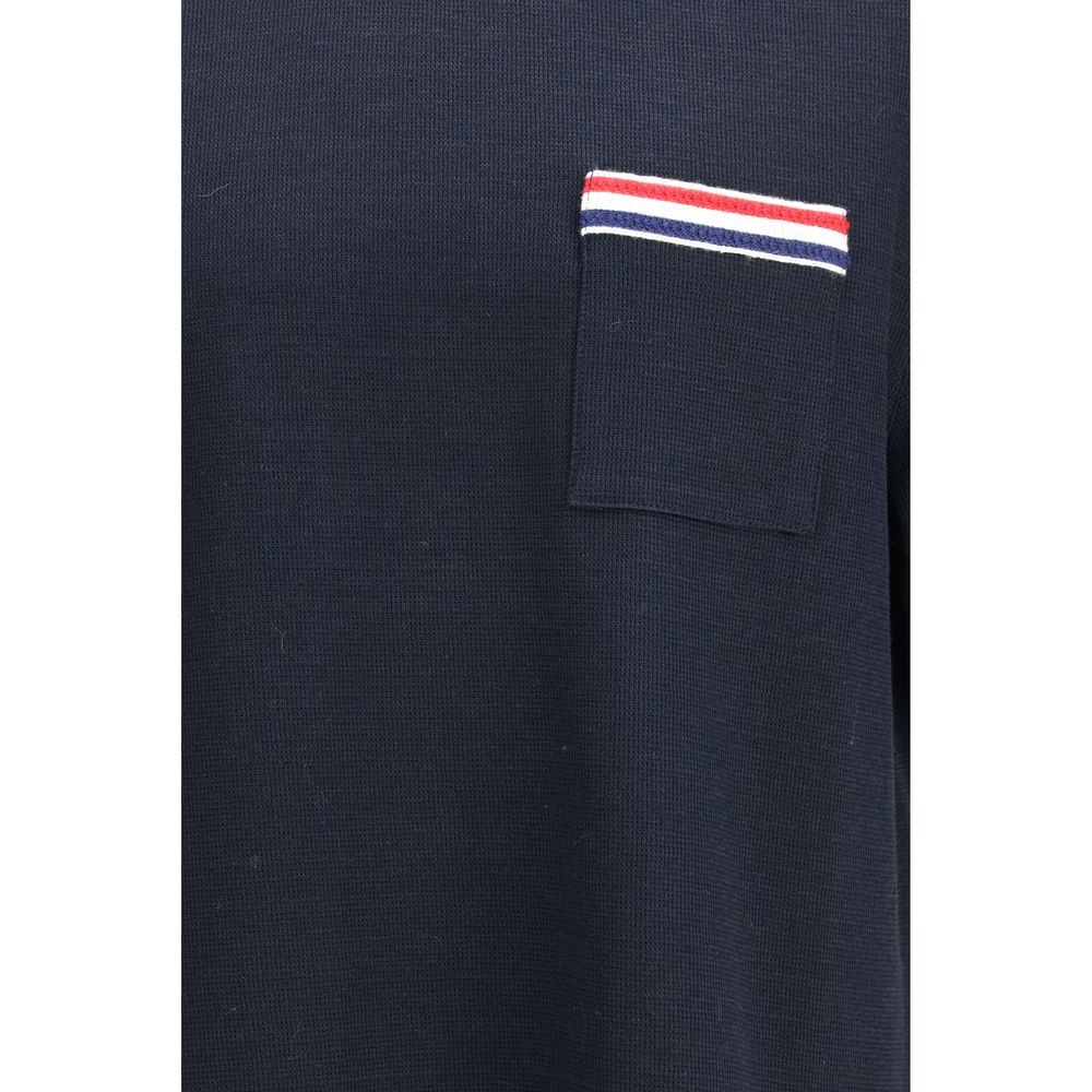 Thom Browne Blue Cotton T-shirt