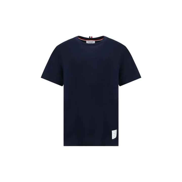 Thom Browne Blue Cotton T-shirt