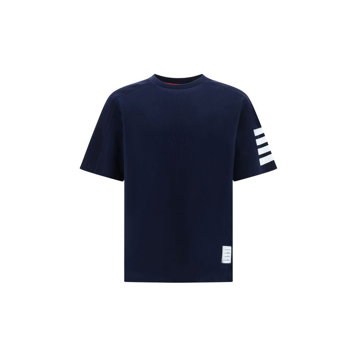Thom Browne Blue Cotton T-shirt