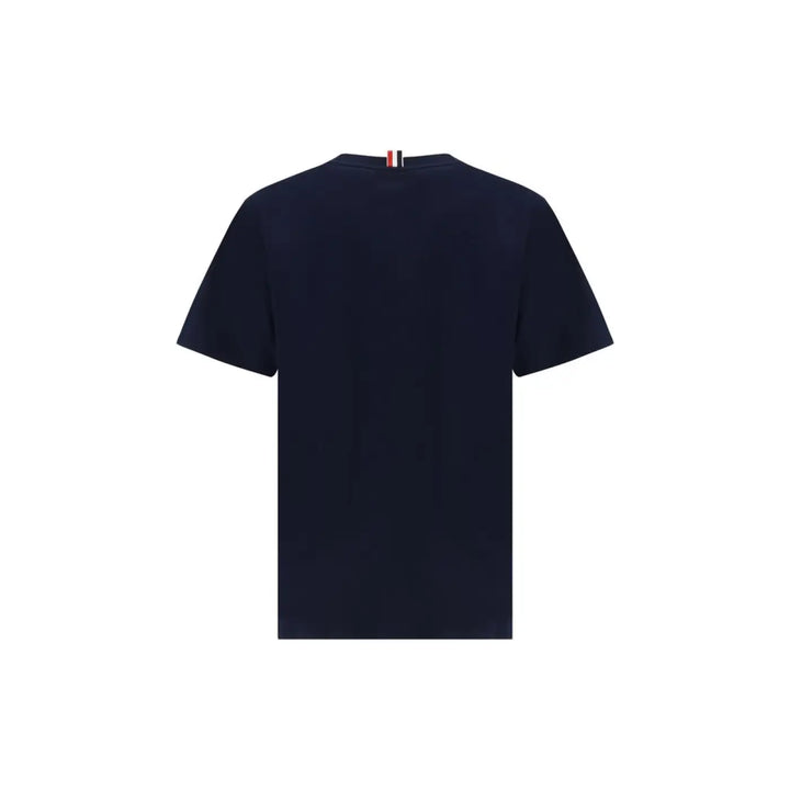 Thom Browne Blue Cotton T-shirt