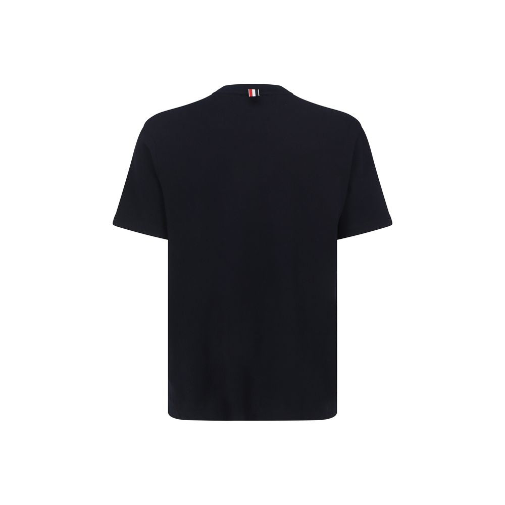 Thom Browne Blue Cotton T-shirt
