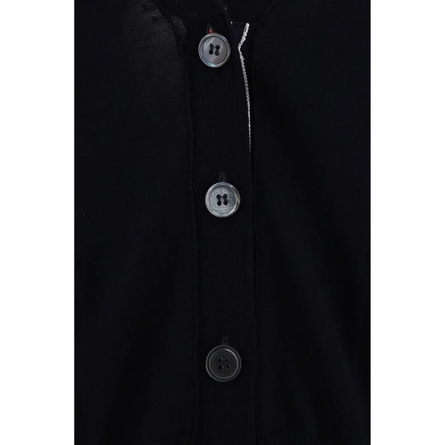 Thom Browne Blue Merino Wool Polo Shirt
