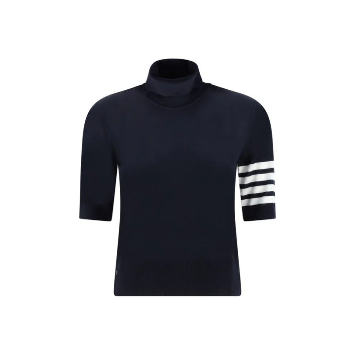Thom Browne Blue Polyamide Turtleneck