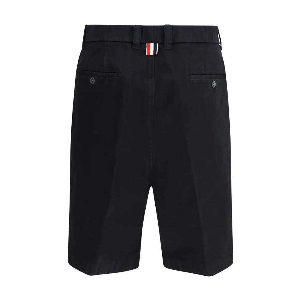 Thom Browne Blue Polyester Bermuda Shorts
