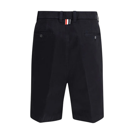 Thom Browne Blue Polyester Bermuda Shorts