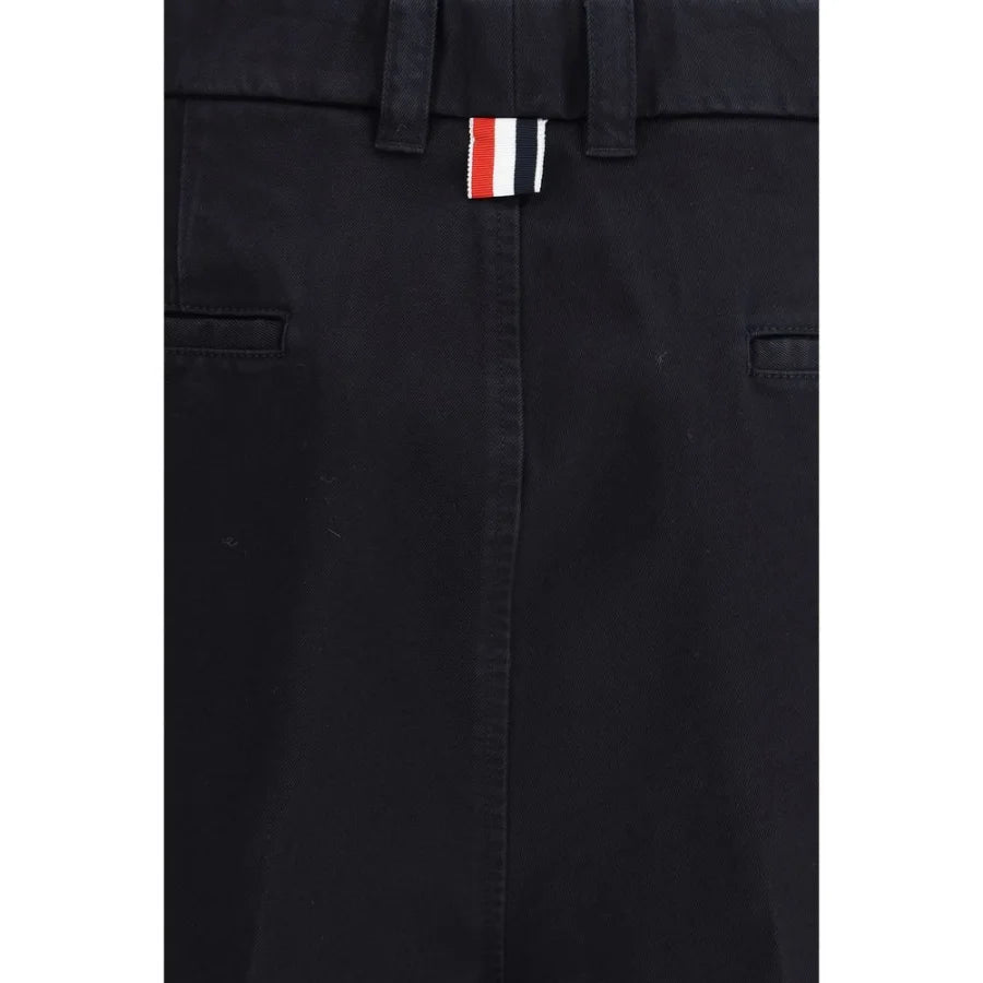 Thom Browne Blue Polyester Bermuda Shorts