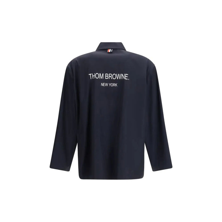 Thom Browne Blue Polyester Full-length Jacket