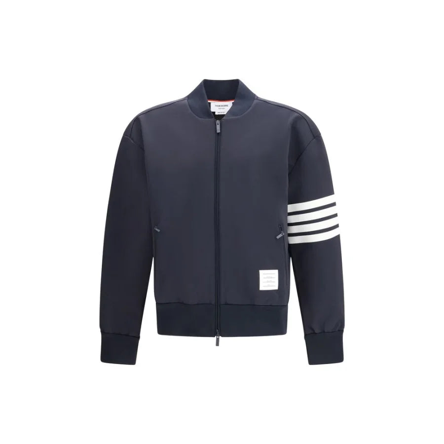 Thom Browne Blue Viscose Bomber