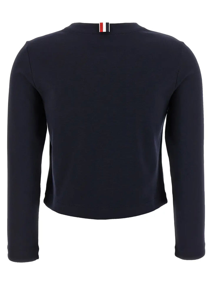 Thom Browne Blue Viscose Cardigan
