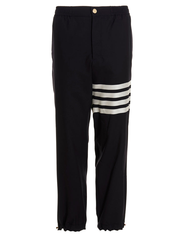 Thom Browne Blue Wool Athletic Pants