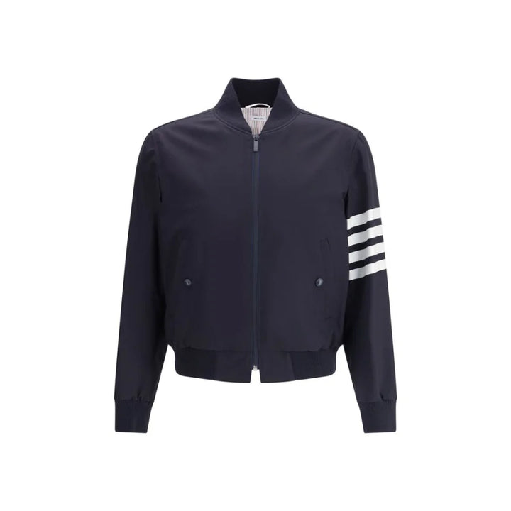 Thom Browne Blue Wool Bomber