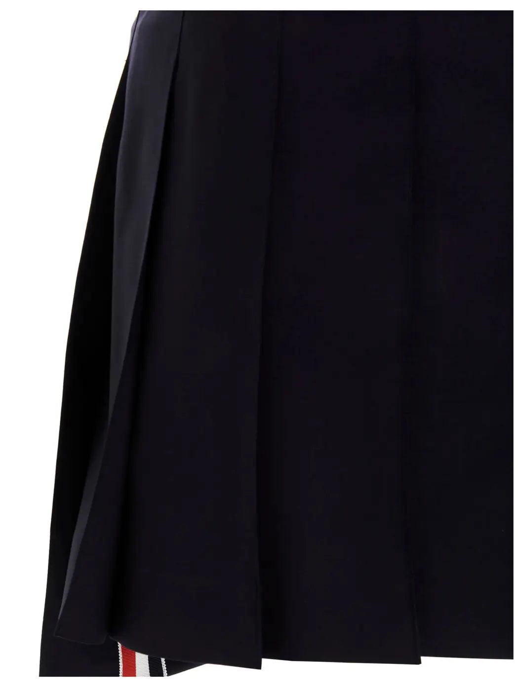 Thom Browne Blue Wool Long Skirt