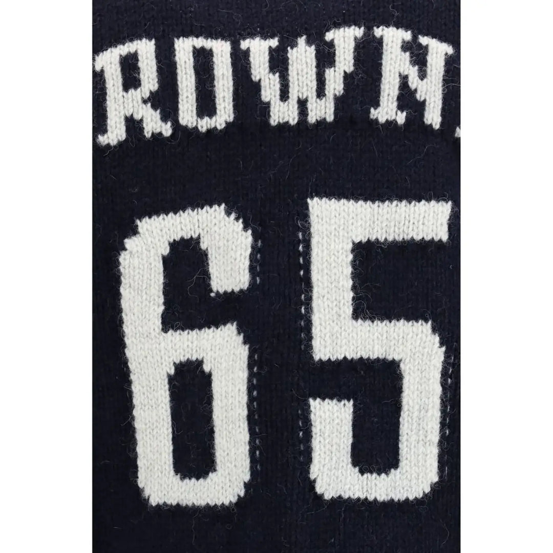 Thom Browne Blue Wool Oves Aries Cardigan