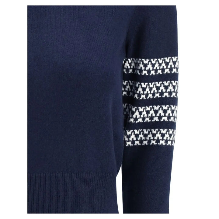 Thom Browne Blue Wool Oves Aries Sweatshirt