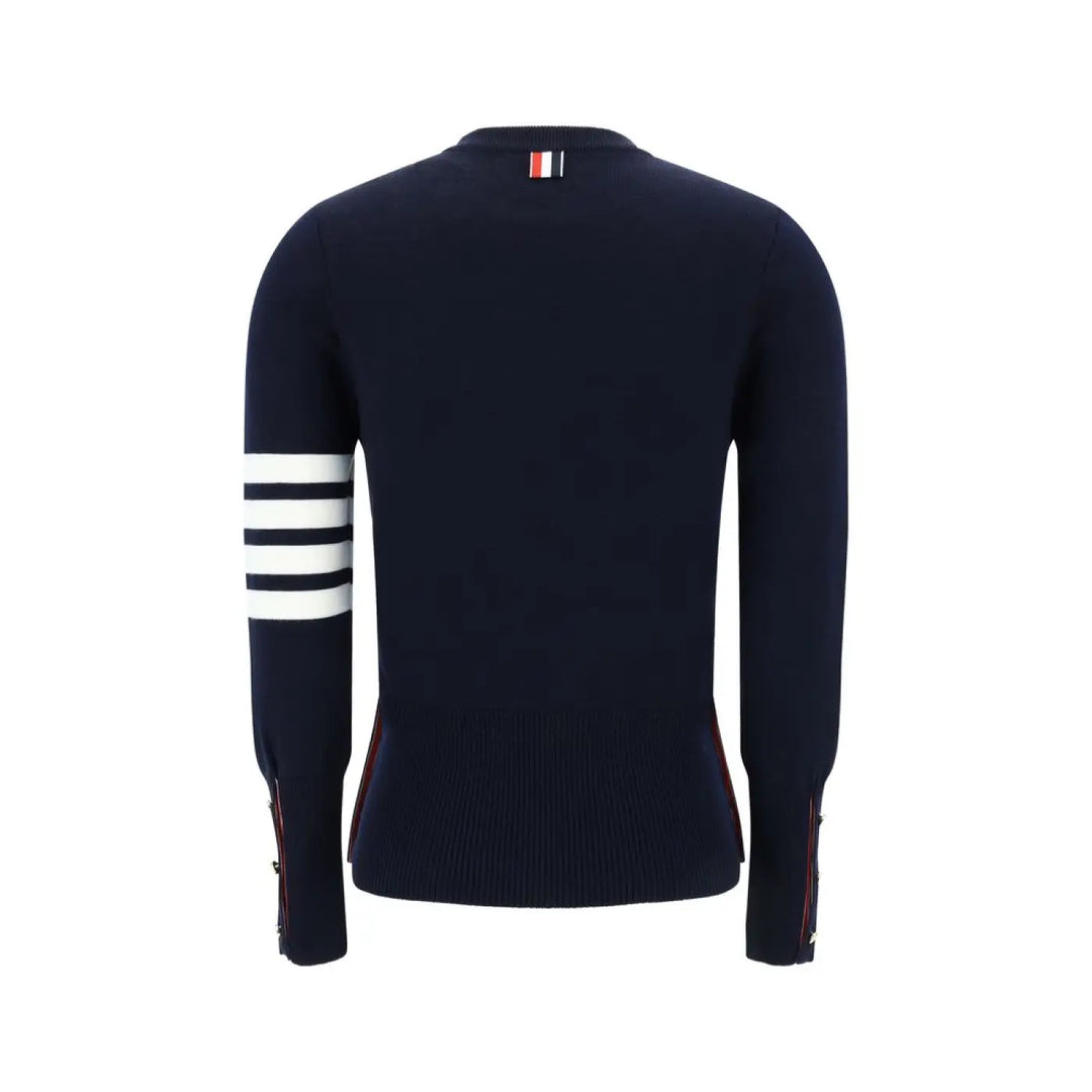 Thom Browne Blue Wool Oves Aries Sweatshirt
