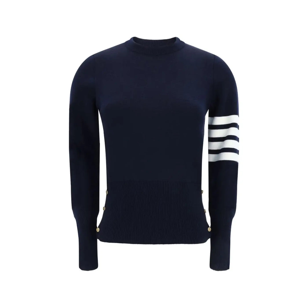 Thom Browne Blue Wool Oves Aries Sweatshirt