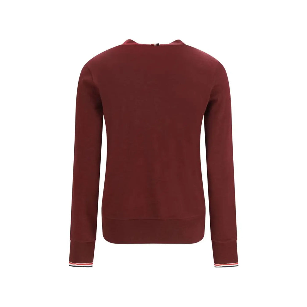 Thom Browne Bordeaux Wool Oves Aries Cardigan