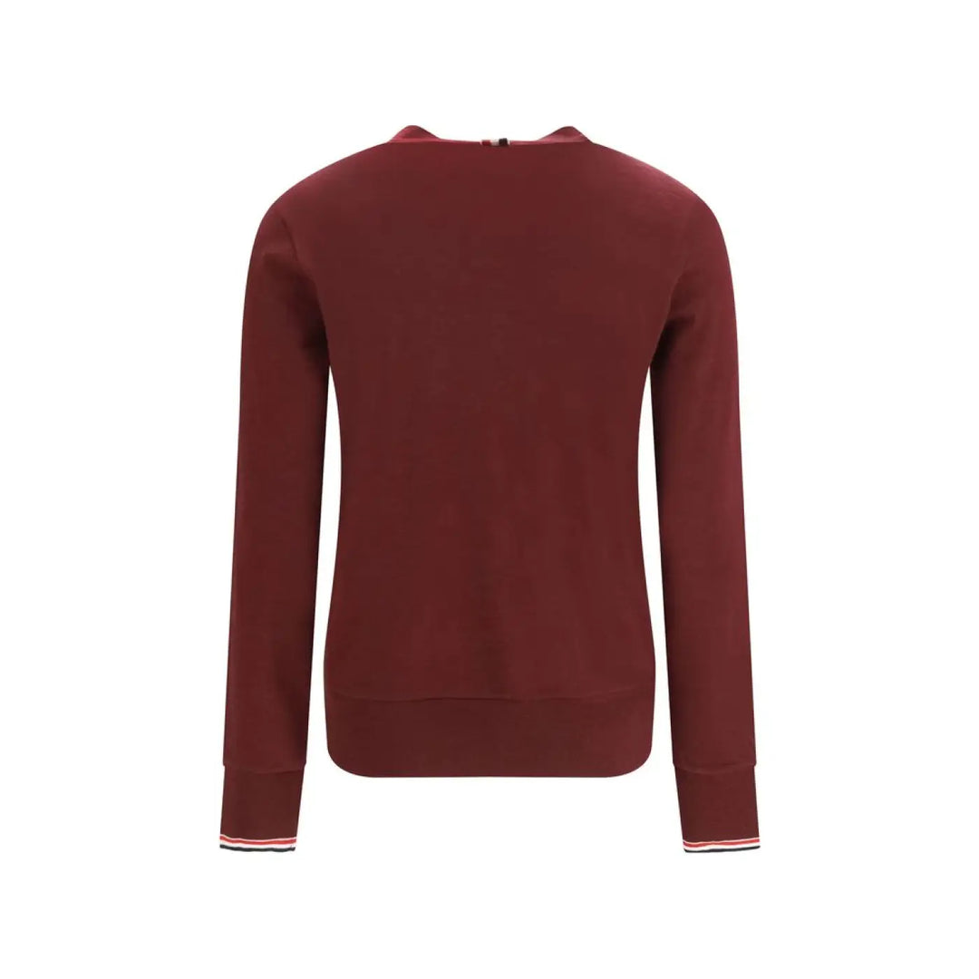 Thom Browne Bordeaux Wool Oves Aries Cardigan