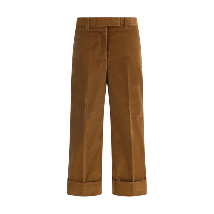 Thom Browne Brown Cotton Casual Pants