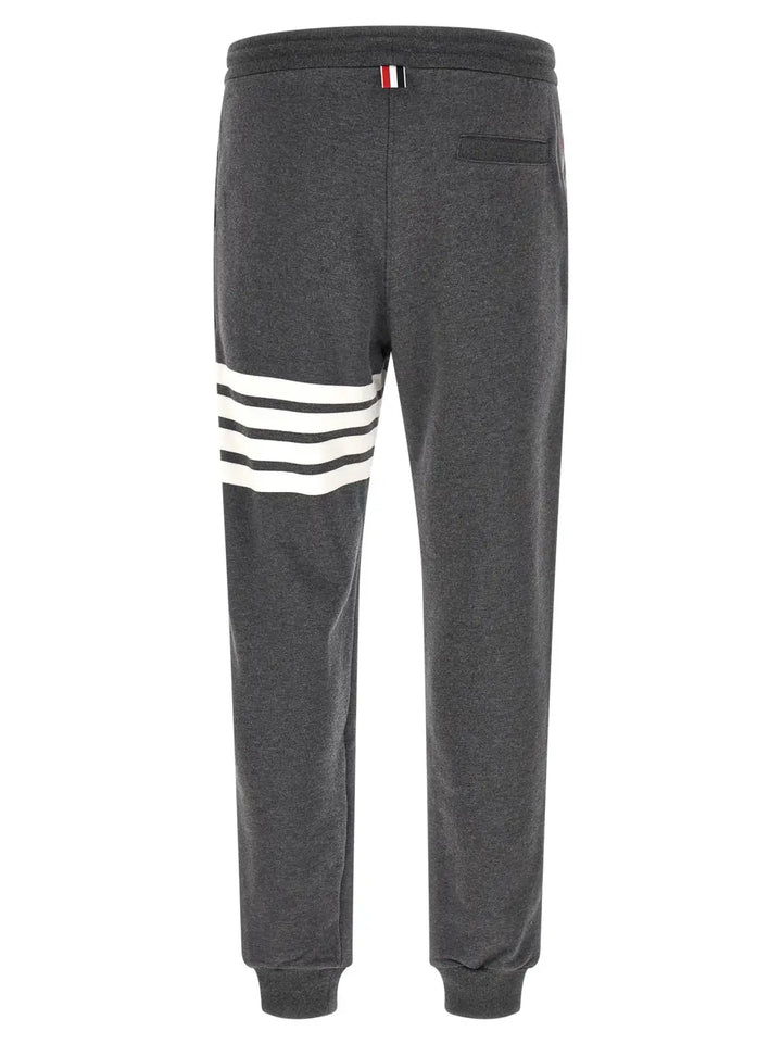 Thom Browne Gray Cotton Joggers (workout Pants)
