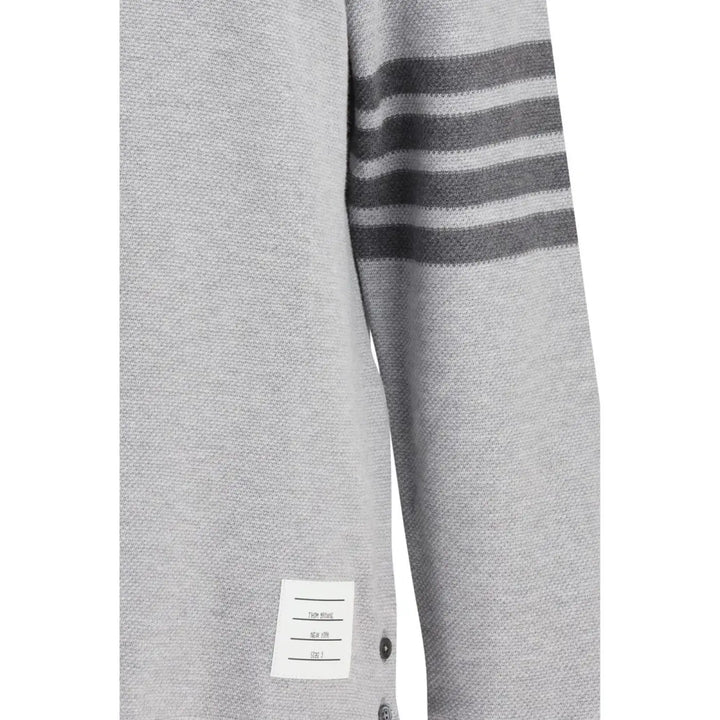 Thom Browne Gray Cotton Polo Shirt