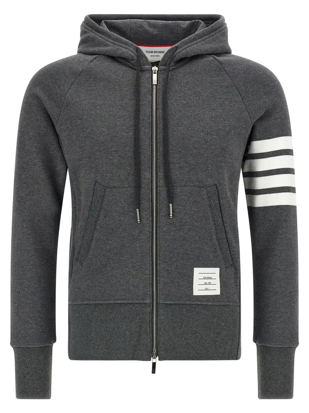 Thom Browne Gray Cotton Sweatshirt