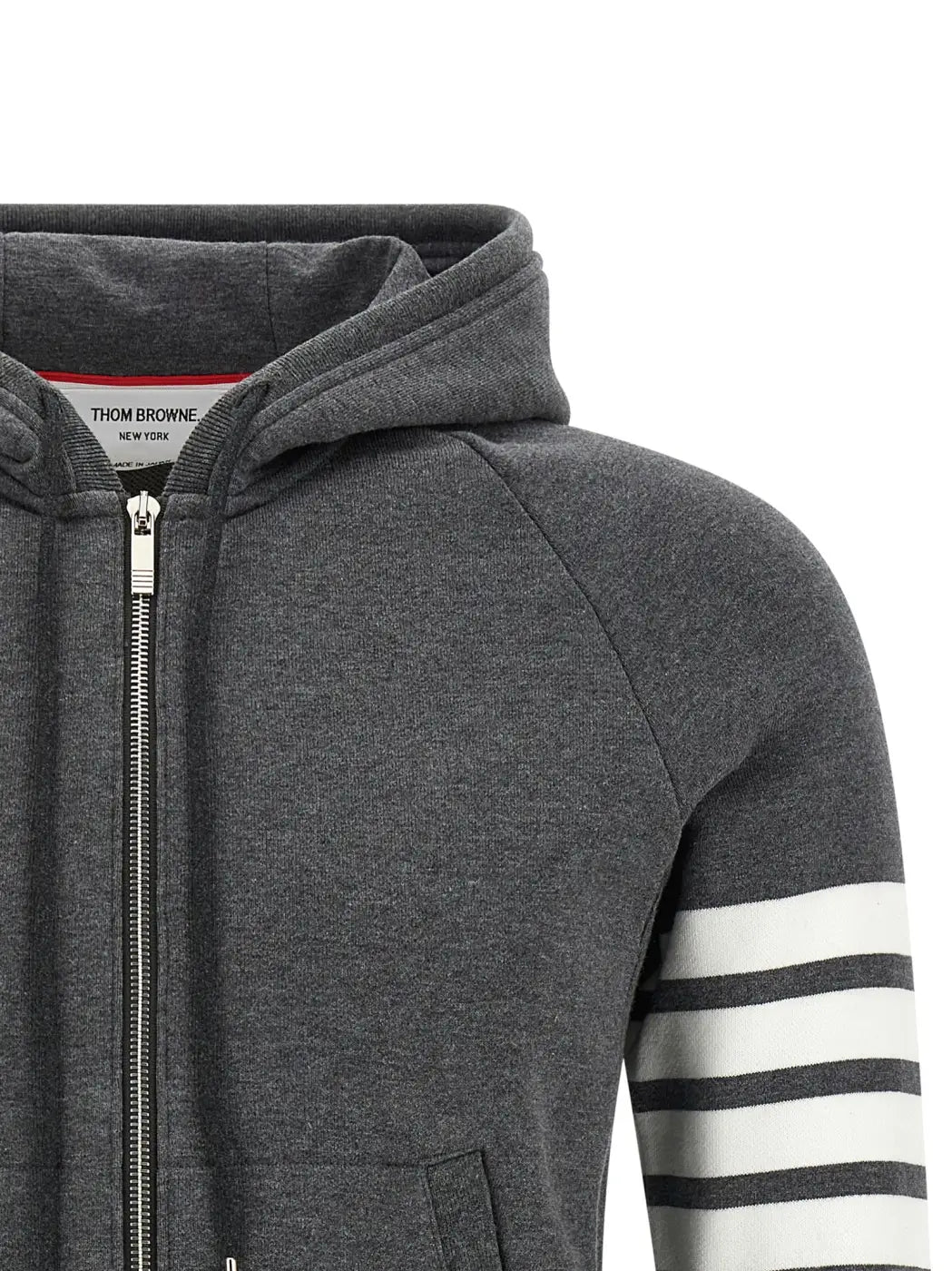 Thom Browne Gray Cotton Sweatshirt