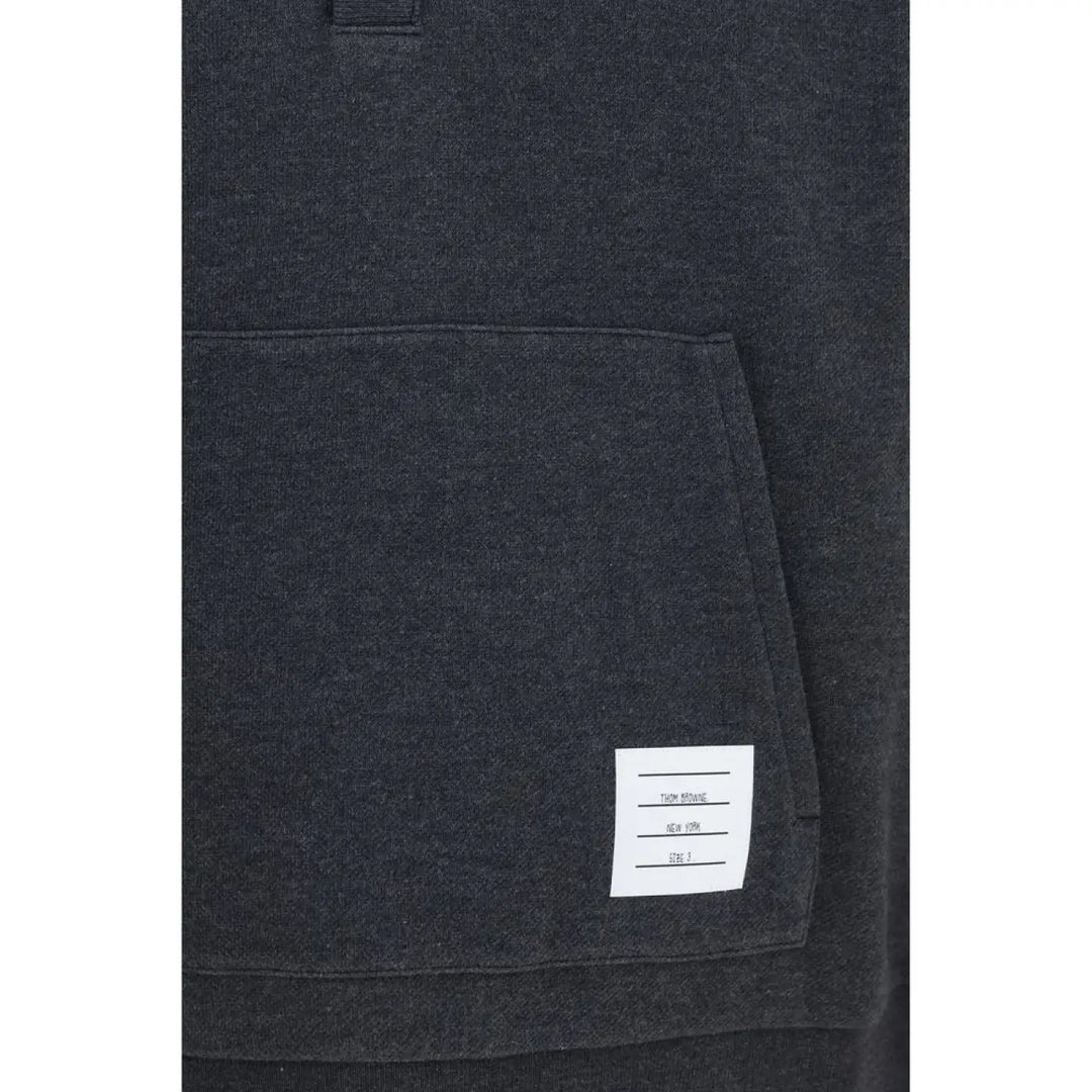 Thom Browne Gray Cotton Sweatshirt