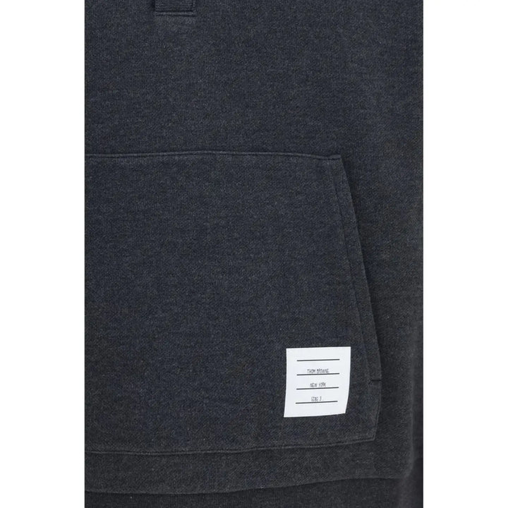 Thom Browne Gray Cotton Sweatshirt