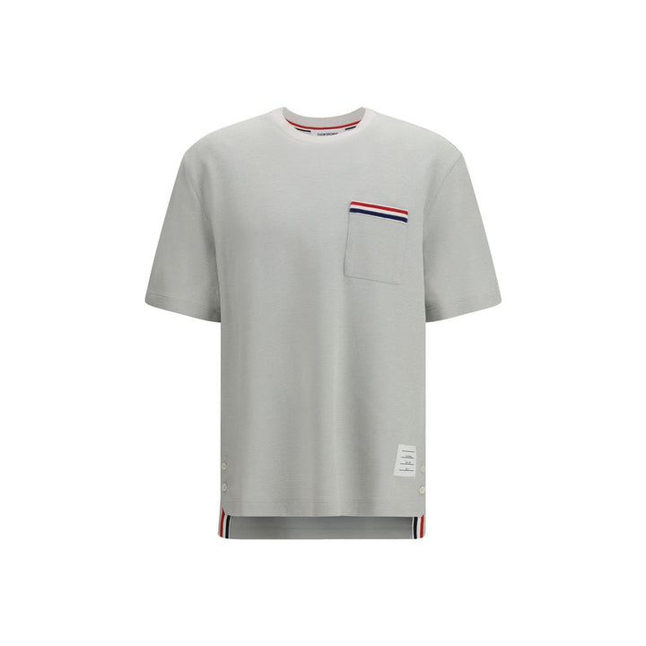 Thom Browne Gray Cotton T-shirt