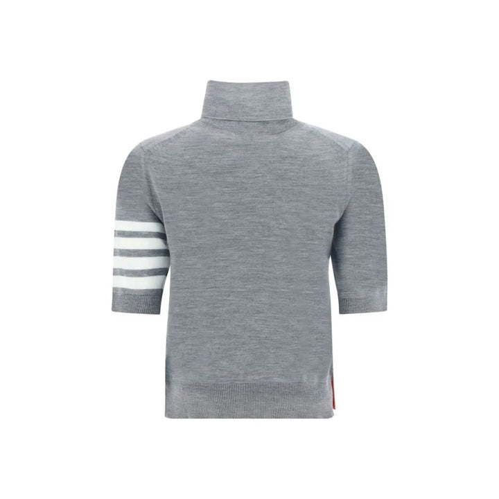 Thom Browne Gray Polyamide Turtleneck