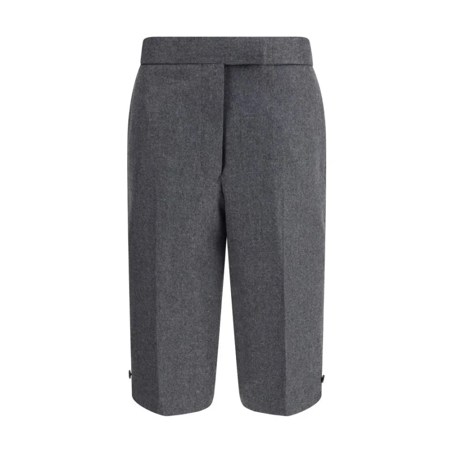 Thom Browne Gray Wool Bermuda Shorts