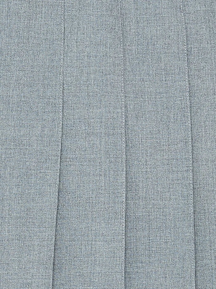 Thom Browne Gray Wool Long Skirt