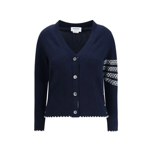 Thom Browne Holiday Hector Cardigan in Luxurious Fleece Wool