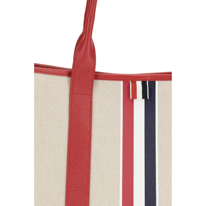 Thom Browne Red Fabric Shoulder Bag